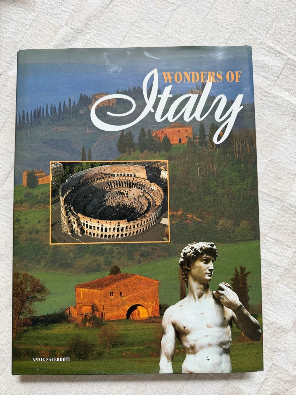 Wonders of Italy Hardcover Coffee Table Book - Green